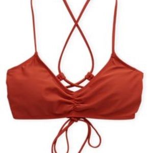 AEO cross strap scoop bikini